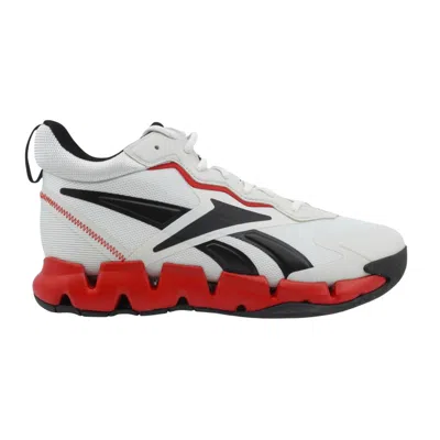 Pre-owned Reebok Zig Encore 'pure Grey Vector Red' | Men's Size 11.5 In Gray