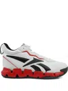 Reebok Zig Encore "pure Grey/vector Red" Sneakers In White