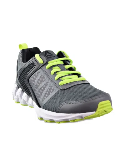 Reebok Zig Kick 2018 "alloy/black/neon Lime" Sneakers In Gray