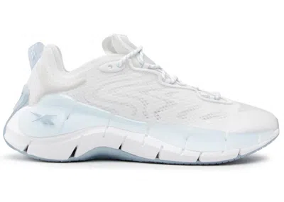Pre-owned Reebok Zig Kinetica 2 White (women's) Sneakers In Footwear White/pure Grey 1/glass Blue