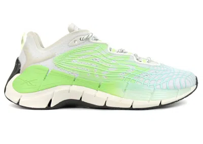 Pre-owned Reebok Zig Kinetica 2 (women's) Sneakers In Green/neon Mint/true Grey 1
