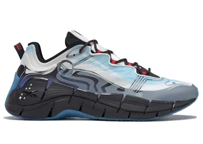 Pre-owned Reebok Zig Kinetica Ii The Jetstones Rosie The Robot Sneakers In Footwear White/black/blue Pearl