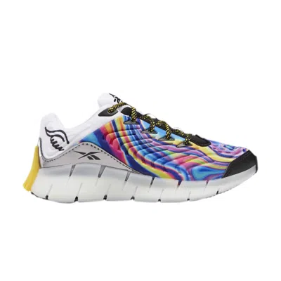 Pre-owned Reebok Zig Kinetica J 'international Peace Day' | Multi-color | Kid's Size 12