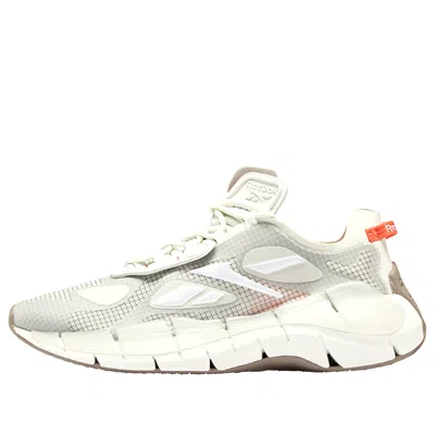 Reebok Zig Kinetica Surge Ii 'grey Orange' In White