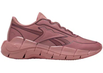 Pre-owned Reebok Zig Kinetica Victoria Beckham Sneakers In Sandy Rose/maroon In Multi