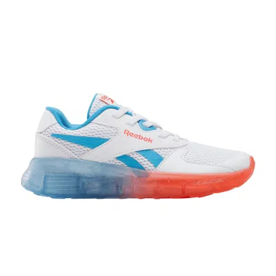 Pre-owned Reebok Zig N' Glow 2 Elastic Lace Little Kid 'white Energy Red Always Blue' | Kid's Size 12
