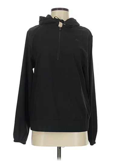 Pre-owned Reebok Zip Up Hoodie In Black