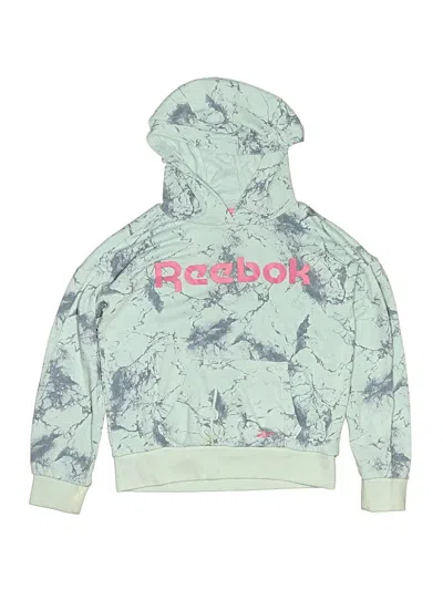 Pre-owned Reebok Kids' Zip Up Hoodie In Green