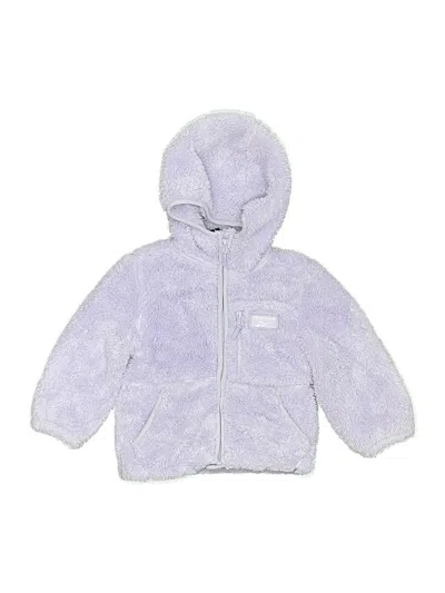 Pre-owned Reebok Kids' Zip Up Hoodie In Purple