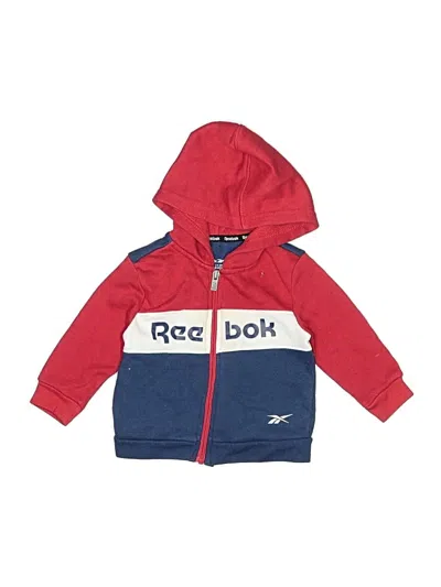 Pre-owned Reebok Babies' Zip Up Hoodie In Red