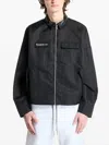 Reebok Zip-up Shirt Jacket In Black