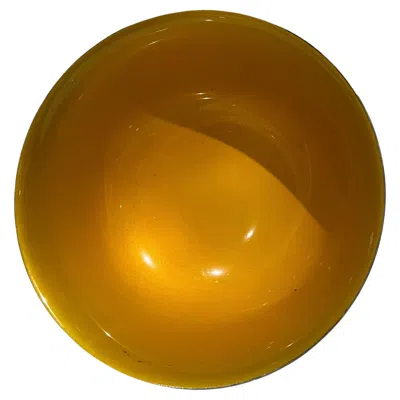 Pre-owned Reed & Barton 1960s John Prip  Dish Enamel Bowl 102 In Yellow