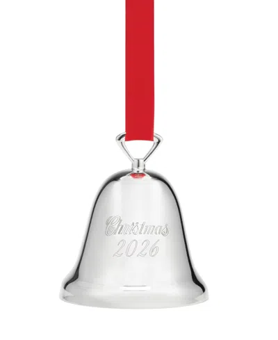 Reed & Barton 2026 Silverplate Christmas Bell Ornament