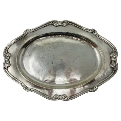 Pre-owned Reed & Barton Antique Hotel Silver Plated Serving Tray St. Francis Hotel