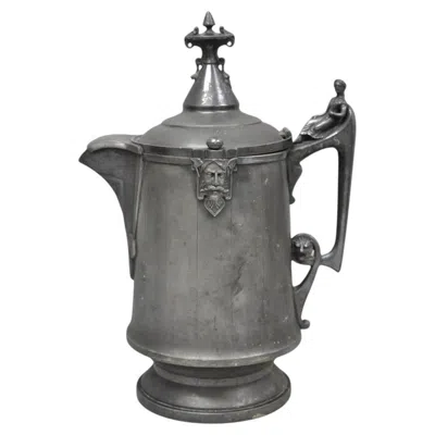 Pre-owned Reed & Barton Antique Renaissance  Figural Silver Plated Coffee Water Pitcher