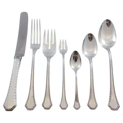 Pre-owned Reed & Barton Copley By  Sterling Silver Flatware Set 89 Pieces