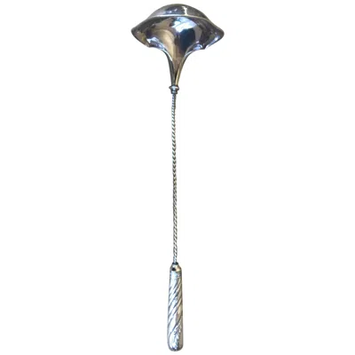 Pre-owned Reed & Barton Custom  Soup Ladle In Silver