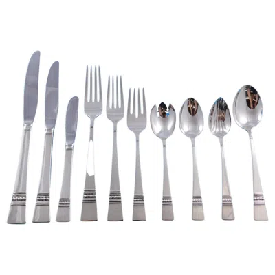 Pre-owned Reed & Barton Diadem By Reed And Barton Sterling Silver Flatware Set Service 120 Pcs Dinner
