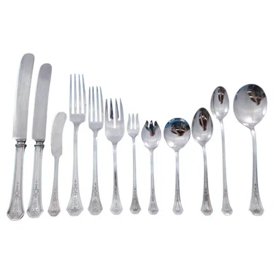 Pre-owned Reed & Barton Dorothy Quincy By  Sterling Silver Flatware Service Set 102p Dinner