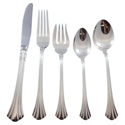 Pre-owned Reed & Barton Eighteenth Century By  18th Sterling Silver Flatware Set 46 Pieces