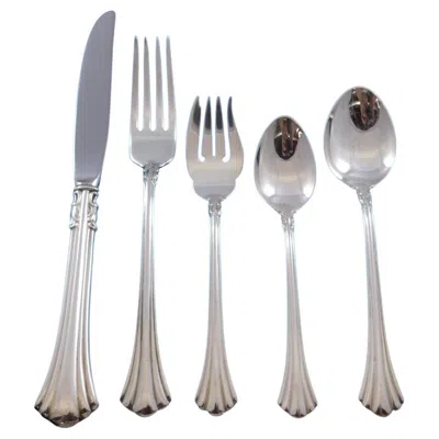 Pre-owned Reed & Barton Eighteenth Century  18th Sterling Silver Flatware Set 45 Pcs Dinner