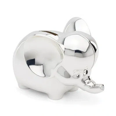 Reed & Barton Reed And Barton Elephant Coin Bank In Silver