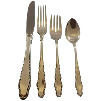 Pre-owned Reed & Barton English Provincial By  Sterling Silver Flatware Set 18 Service 79pc In Brown