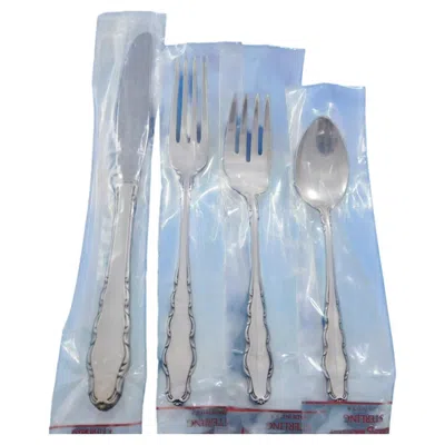 Pre-owned Reed & Barton English Provincial  Sterling Silver Flatware Set Service 32 Pcs New