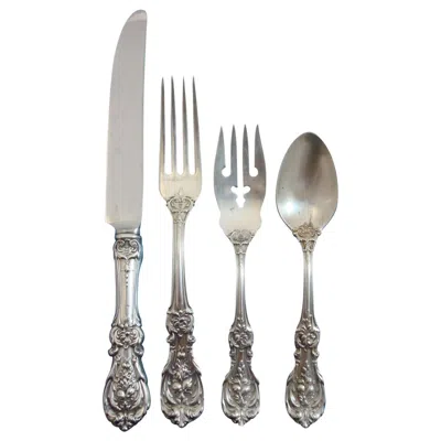 Pre-owned Reed & Barton Francis I By  Sterling Silver Flatware Set Of Old Mark 86 Pieces