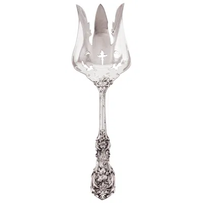Pre-owned Reed & Barton Francis I Sterling Serving Fork In Silver