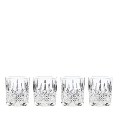 REED & BARTON HAMILTON DOUBLE OLD FASHIONED GLASS, SET OF 4