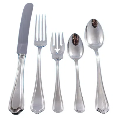 Pre-owned Reed & Barton Hepplewhite By  Sterling Silver Flatware Set Service 42 Pcs Dinner