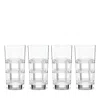 Reed & Barton Hudson Highball Glasses, Set Of 4 In Clear