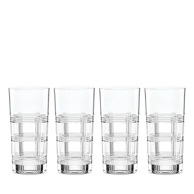 REED & BARTON HUDSON HIGHBALL GLASSES, SET OF 4
