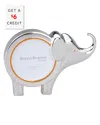 Reed And Barton Jungle Parade Silverplate Elephant Photo Frame With $6 Credit In Metallic