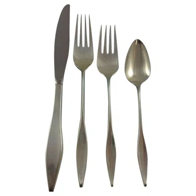 Pre-owned Reed & Barton Lark By  Sterling Silver Flatware 8 Set 35 Pcs Mid-century Modern