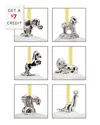 Reed And Barton Let's Celebrate 6pc Circus Animals Candle Set With $7 Credit In Multi