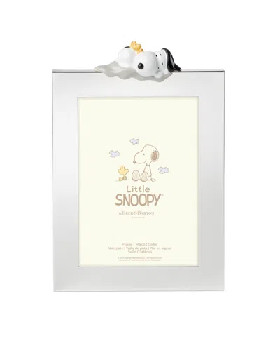 Reed & Barton Little Snoopy 5" X 7" Frame In Silver