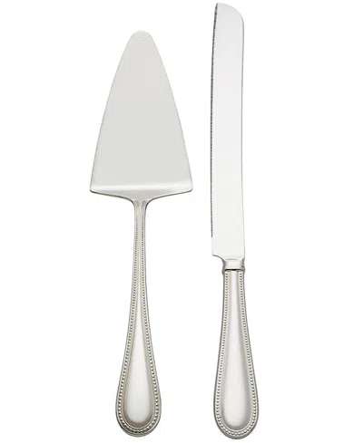 Reed & Barton Lyndon 2 Pieces Dessert Set In Silver
