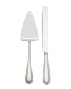 Reed And Barton Lyndon 2pc Dessert Set In Metallic