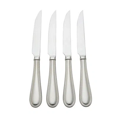 Reed & Barton Lyndon 4 Piece Steak Knife Set In Silver