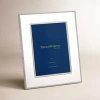 Reed & Barton Lyndon Single Picture Frame In Blue