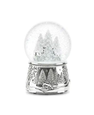 REED & BARTON NORTH POLE BOUND MUSICAL SNOW GLOBE