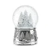 Reed & Barton North Pole Bound Snow Globe In Silver