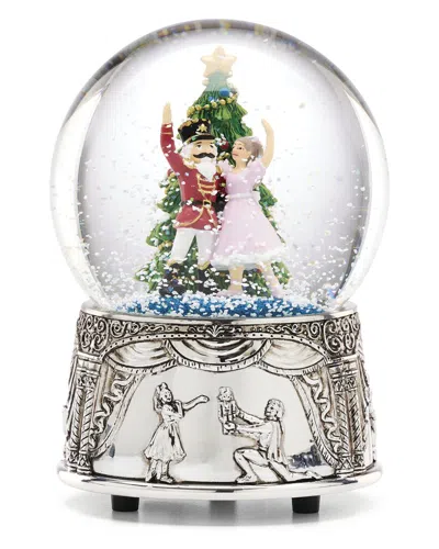 Reed And Barton Reed & Barton Nutcracker Suite Musical Snowglobe In Gray