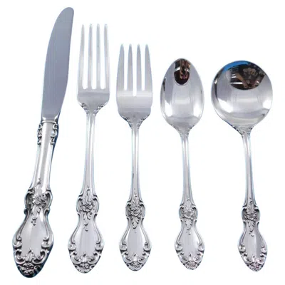 Pre-owned Reed & Barton Old Virginia By Reed And Barton Sterling Silver Flatware Service 12 Set 67 Pcs