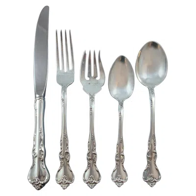 Pre-owned Reed & Barton Savannah By  Sterling Silver Flatware Service Set Of 65 Pieces