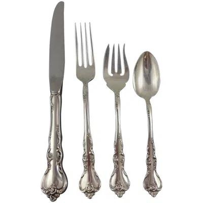 Pre-owned Reed & Barton Savannah By  Sterling Silver Flatware Set 12 Service Luncheon 55-pc