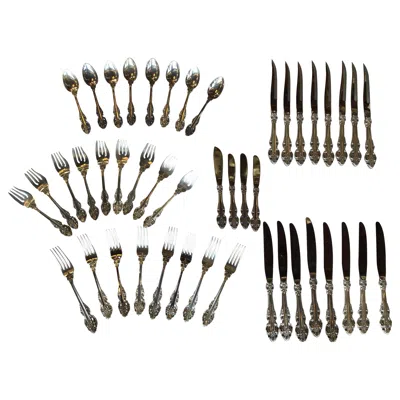 Pre-owned Reed & Barton Reed And Barton Set Of Eight Silverwear