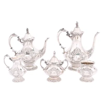 Pre-owned Reed & Barton Silver Plate Five Piece Tea / Coffee Service